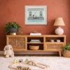 Relax, You Deserve It by Michael Abrams, limited edition print, in room