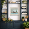Relax, You Deserve It by Michael Abrams, limited edition print, in room