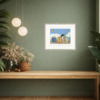Sunshine on a Rainy Day by Sam Toft, limited edition print, in room