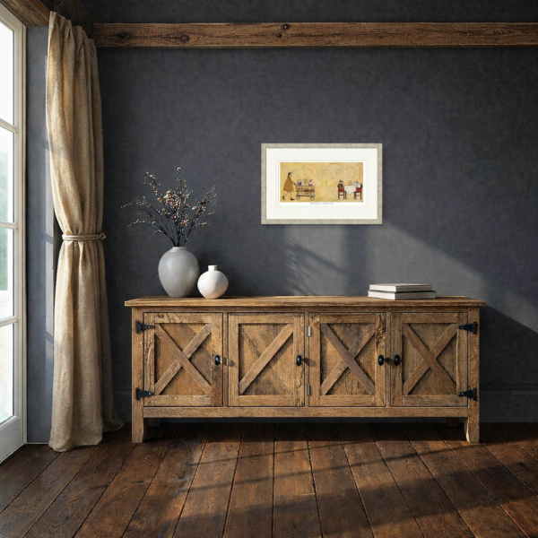 Good Things Come to Those Who Wait by Sam Toft, limited edition print, in room