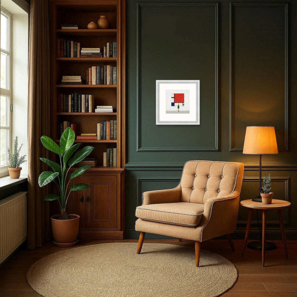 The Mondrian by Chris Ross Williamson, limited edition print, in room