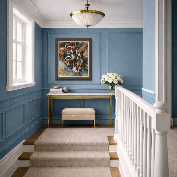 The Waders by Anthony Dobson, limited edition print, in room