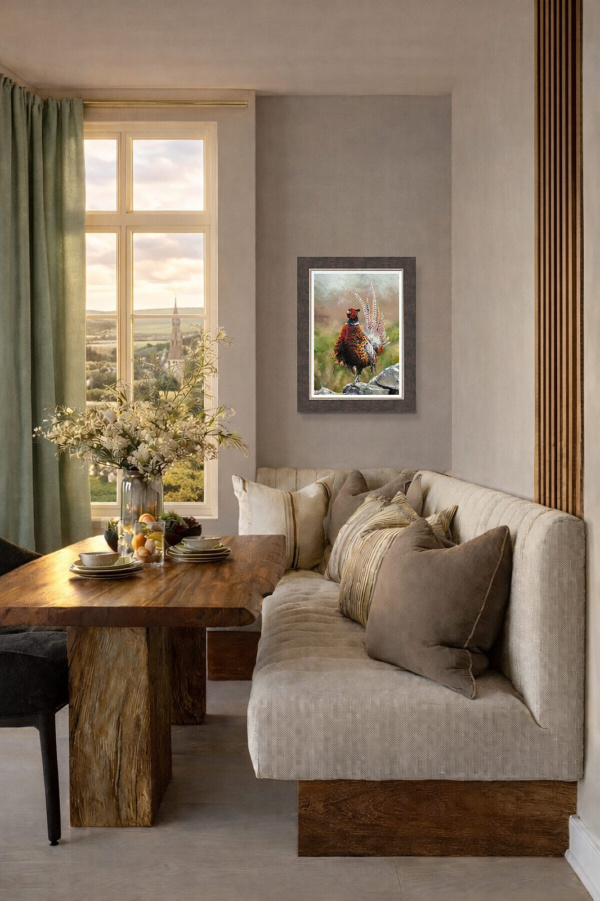 Cock O’The North by Anthony Dobson, limited edition print, in room