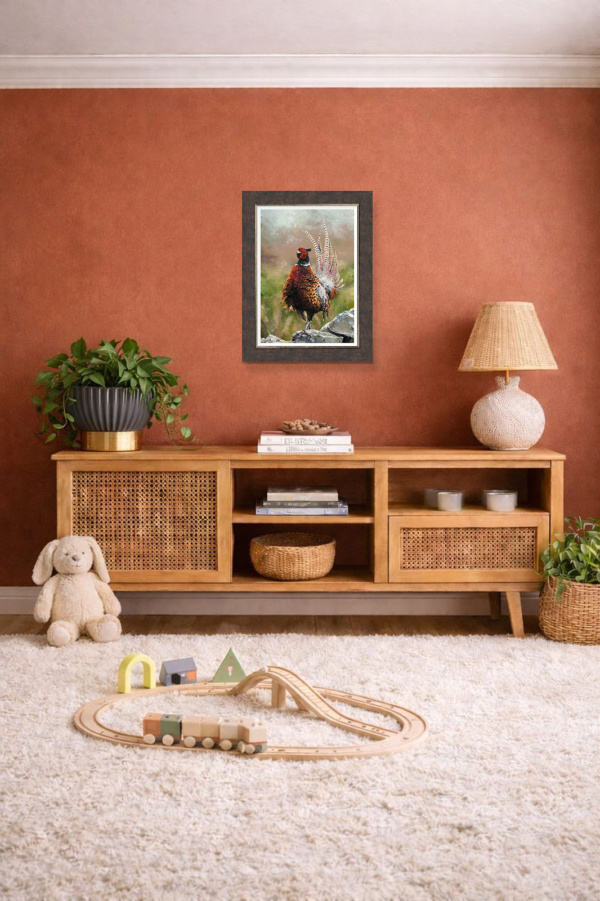 Cock O’The North by Anthony Dobson, limited edition print, in room