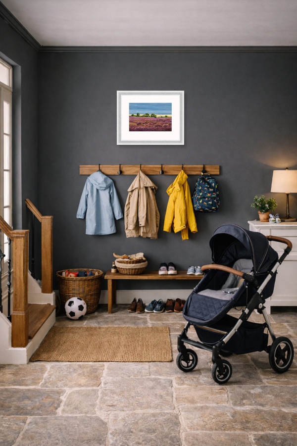 Dunwich Heath by Chris Ross Williamson, limited edition print, in room