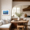 Floating World Above a Frozen Lake (Edition) by Hiroko Lewis, limited edition print, in room
