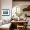 Floating World Above a Frozen Lake (Edition) by Hiroko Lewis, limited edition print, in room