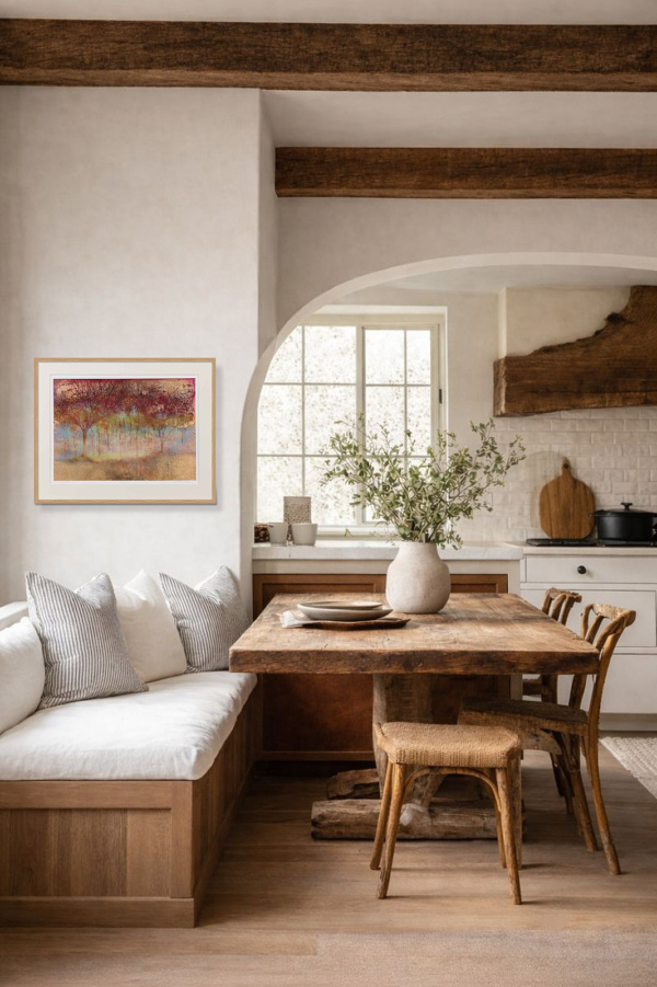 Cloister (Edition) by Hiroko Lewis, limited edition print, in room