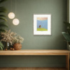 Adventure Awaits by Sam Toft, limited edition print, in room