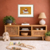 King of the Castle by Sam Toft, limited edition print, in room