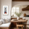 The Crab Shack by Gary Walton, limited edition print, in room