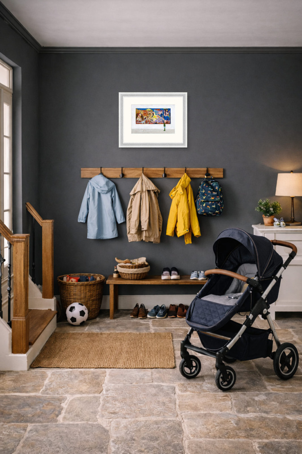 Guernica Revisited by Chris Ross Williamson, limited edition print, in room