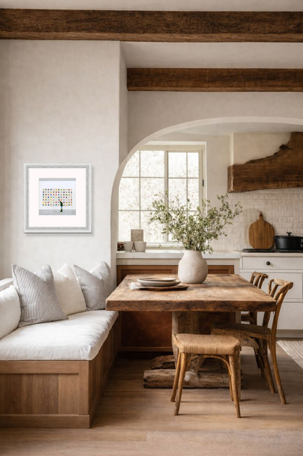Dots by Chris Ross Williamson, limited edition print, in room
