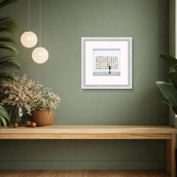 Dots by Chris Ross Williamson, limited edition print, in room