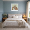 A Tall Trio by Amy Louise, limited edition print, in room