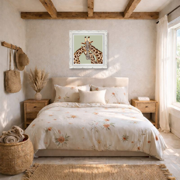A Tall Trio by Amy Louise, limited edition print, in room