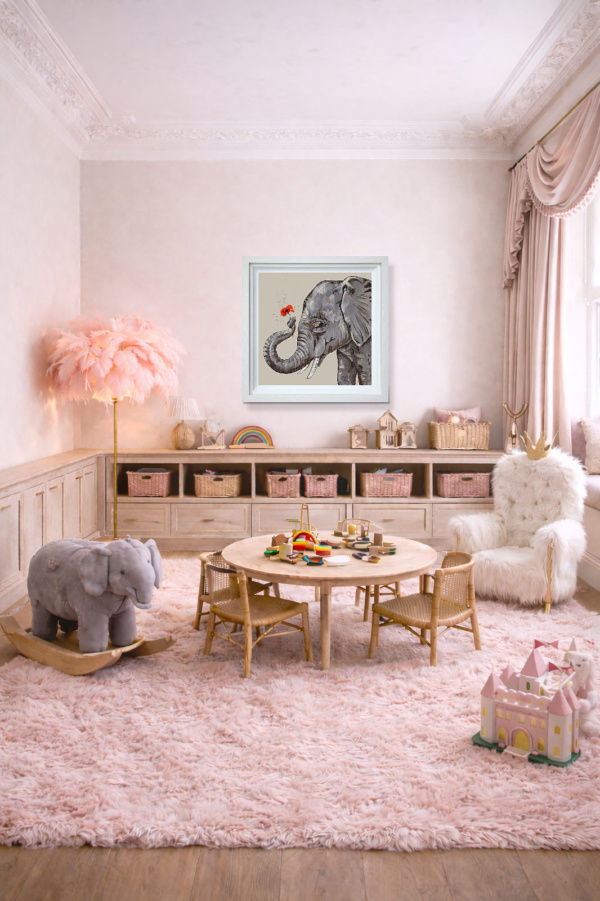 Never Forget by Amy Louise, limited edition print, in room