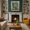 Love Birds by Andrei Protsouk, limited edition print, in room