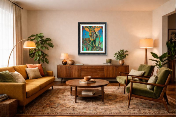 The Tree of Love by Andrei Protsouk, limited edition print, in room