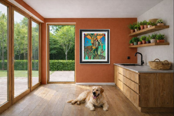 The Tree of Love by Andrei Protsouk, limited edition print, in room
