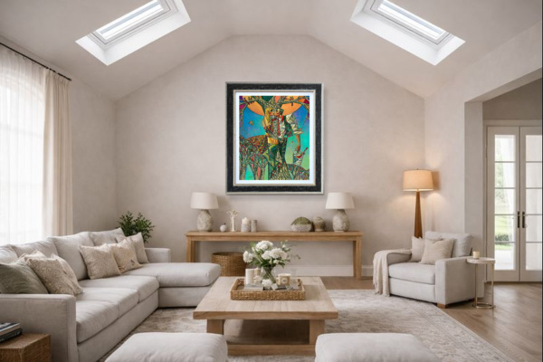 The Tree of Love by Andrei Protsouk, limited edition print, in room