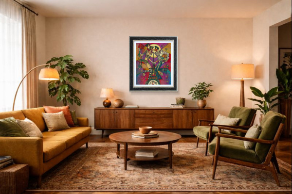 Paris of My Dreams by Andrei Protsouk, limited edition print, in room