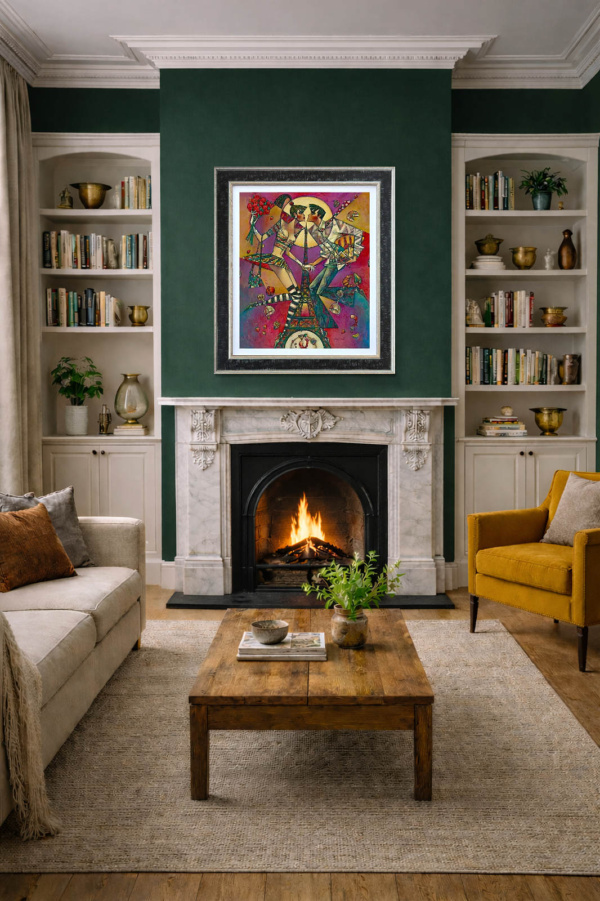 Paris of My Dreams by Andrei Protsouk, limited edition print, in room