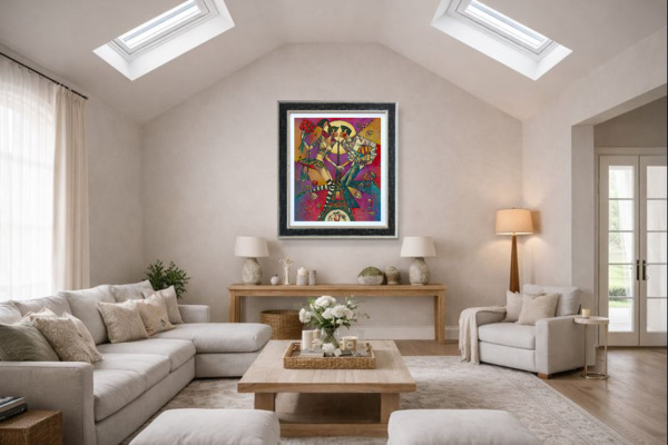Paris of My Dreams by Andrei Protsouk, limited edition print, in room