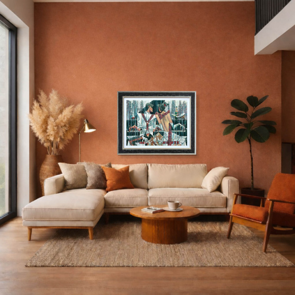 Piano Bar by Andrei Protsouk, limited edition print, in room