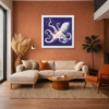 I’d Like To Be by Giles Ward, original painting, in room