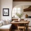The Old Town Hall and St Hildas Church by Sean Durkin, limited edition print, in room