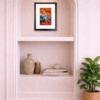 Live Forever by Linda Charles, limited edition print, in room