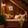 Live Forever by Linda Charles, limited edition print, in room