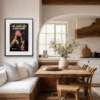 You Give Love a Bad Name by Linda Charles, limited edition print, in room