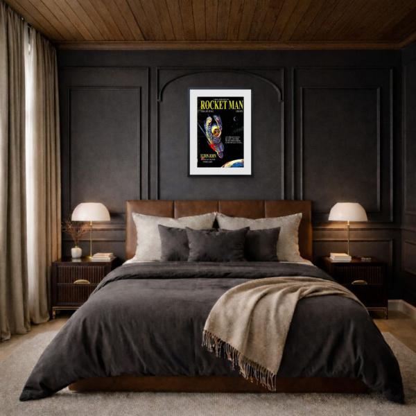 Rocket Man by Linda Charles, limited edition print, in room