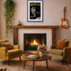 Rocket Man by Linda Charles, limited edition print, in room