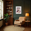 English Rose by Linda Charles, limited edition print, in room