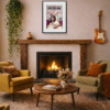 English Rose by Linda Charles, limited edition print, in room