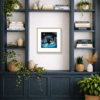 The Whale’s Tale by Gary Walton, limited edition print, in room