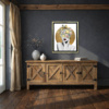 Nirvana by Chuck, limited edition print, in room