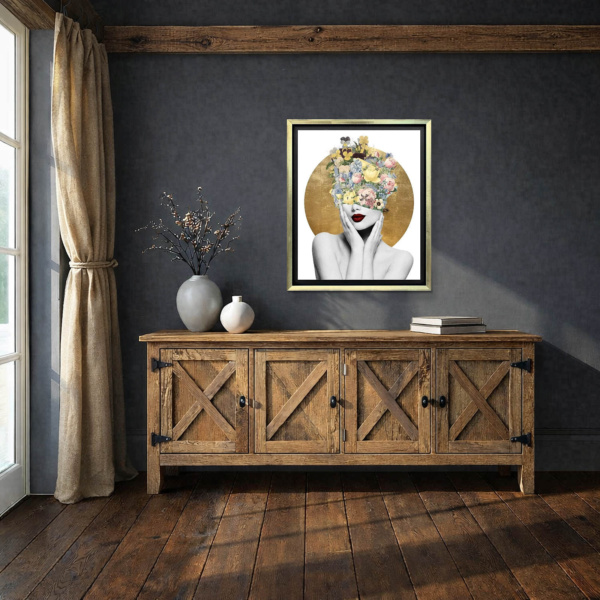 Nirvana by Chuck, limited edition print, in room
