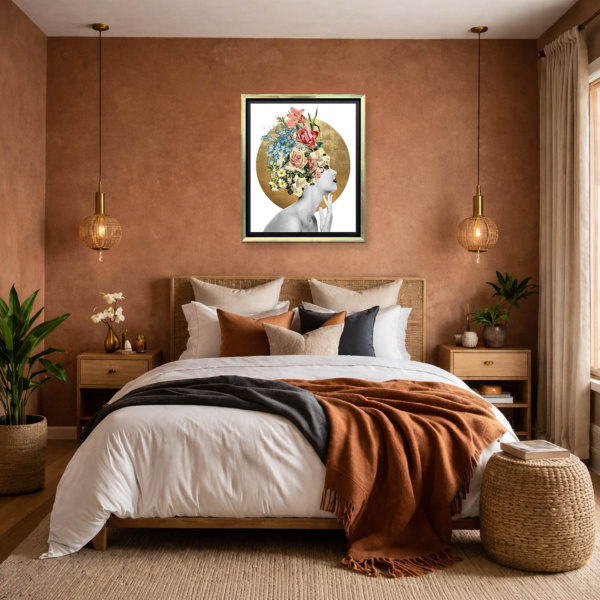 Arcadia by Chuck, limited edition print, in room