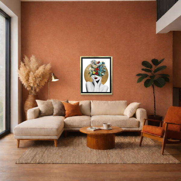 Utopia by Chuck, limited edition print, in room