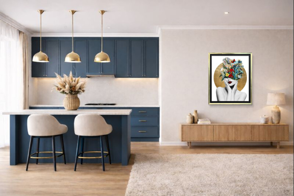 Utopia by Chuck, limited edition print, in room