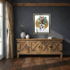 Utopia by Chuck, limited edition print, in room