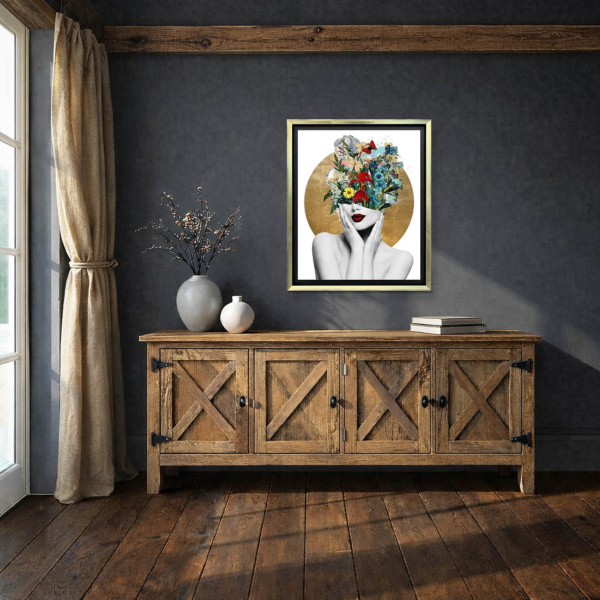 Utopia by Chuck, limited edition print, in room