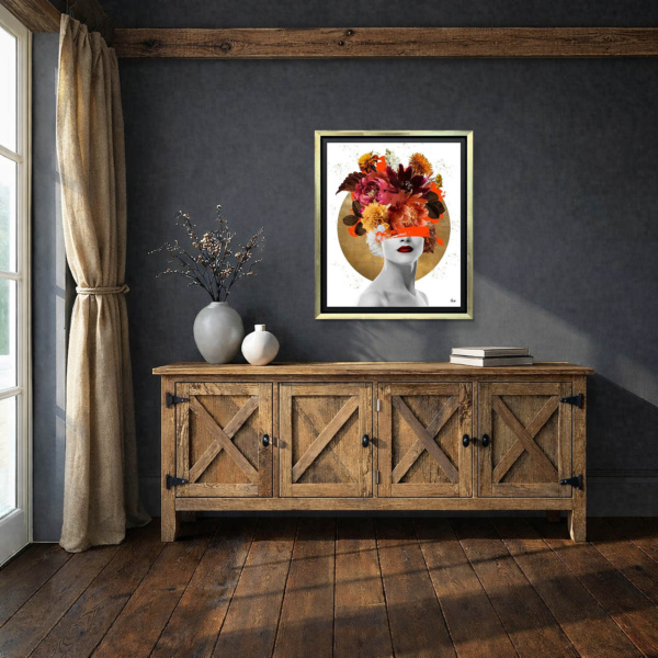 Alcestis by Chuck, limited edition print, in room