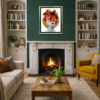 Alcestis by Chuck, limited edition print, in room