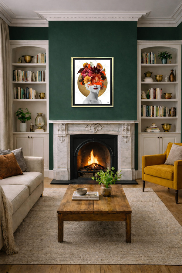 Alcestis by Chuck, limited edition print, in room
