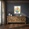 Freyja by Chuck, limited edition print, in room